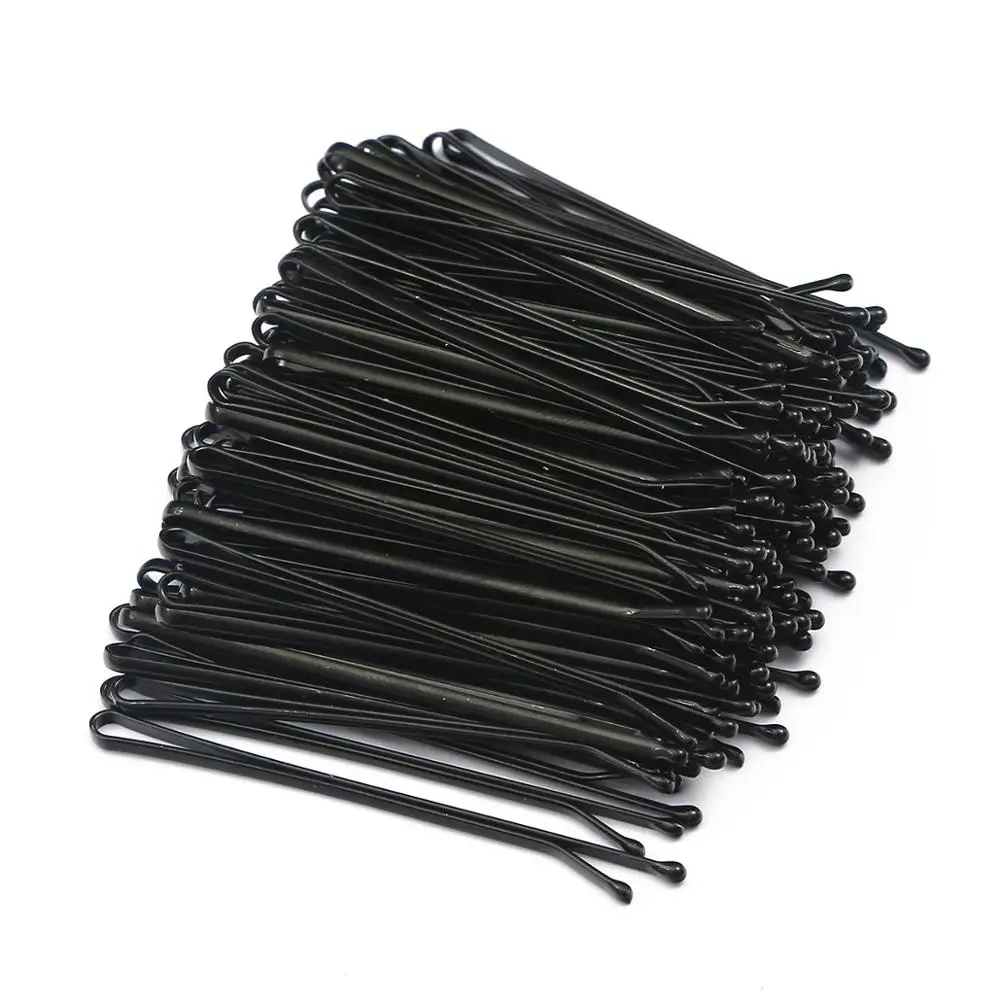 Bobby Pins 10-20Pcs 5-6cm Invisible Black Wavy Grips Hairstyle Hairpins Women Salon Barrette Straight Hair Clips Styling Tool hair clips hair accessories