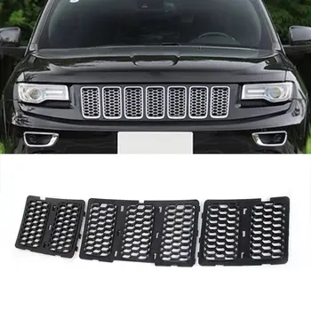 

Automobile Clip-on Front Mesh Honeycomb Grille Inserts Snap-on Auto Parts Car