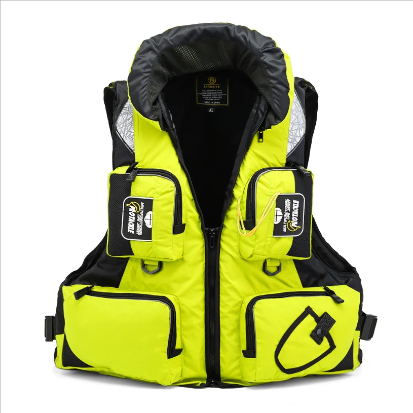 CE Unisex Polyester Life Jacket Swimming Life Vest Outdoor Sport Safety XXL  Life Jacket For Drifting Boating Kayak Fishing Vest