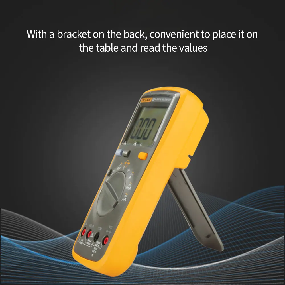 FLUKE F17B+ цифровой мультиметр Профессиональный 4000 отсчетов мультиметр портативный ручной Мини Вольтметр Амперметр измеритель напряжения