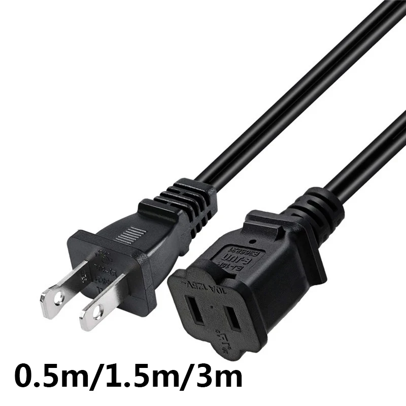 0.5m 1.5m 3m Usa Male Female Nema Power Adapter Cord Usa Nema 515 Plug