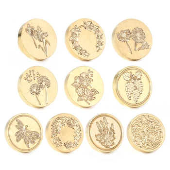 

Retro Wax Seal Stamp Copper Head Vintage Envelope Sealing DIY Craft Sealing Wax Head Decoration Craft Kits Post Decor