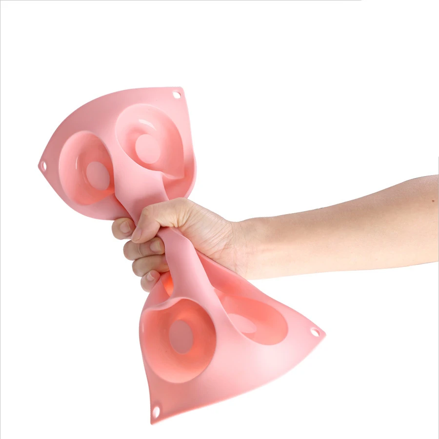 6 Grid Silicone Mould Kitchen Bakery Donut Baking Pan Non-Stick Mold Dishwasher Decoration Tools Home DIY Handmade Making Molde