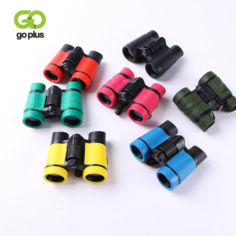 

Binoculars HD 4*30 Telescope Rubber Children Colorful Telescope Fixed Zoom Anti-skid Portable Field glasses Gifts for Children