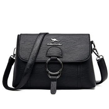 

Luxury Brand Handbags Women Bags Designer Vintage Shoulder Bag Lady Leather Messenger Bag Soft Flap Small Square Bag Women Purse
