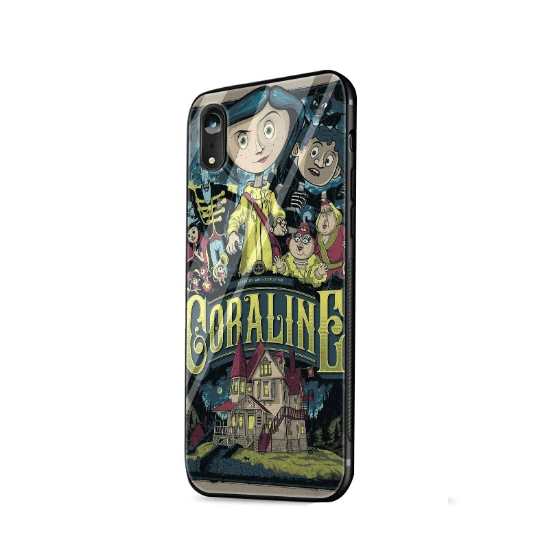 Стеклянный чехол для телефона из ТПУ стекла для iPhone 5 5S SE 6 6S 7 8 Plus iPhone 11 Pro XR X XS максимальный чехол Movie Coraline - Цвет: G8