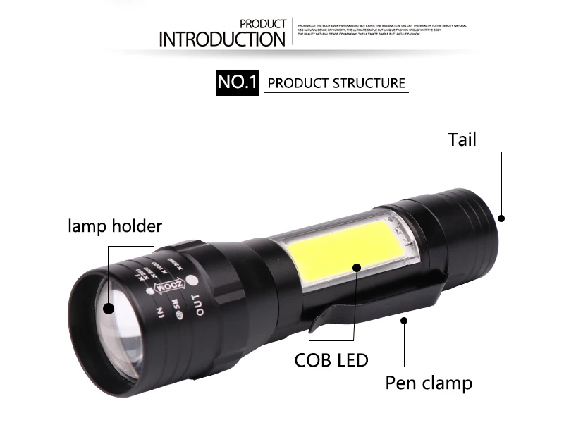Litwod Z203101 со встроенным аккумулятором CREE XM-L2 T6 COB светодиодный вспышка светильник фонарь Алюминий сплав перезаряжаемый Подседельный штырь велосипедный задний фонарь для кемпинга светильник