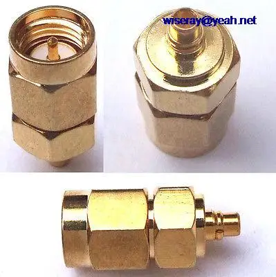 

DHL/EMS 250pcs SMA-MMCX adapter MMCX male Plug to SMA Plug male straight RF Adapters-A7