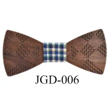 Деревянный галстук-бабочка высокого качества ручной работы высшего класса цельная деревянная бабочка для мужчин Свадебная деловая Вечеринка унисекс классические трендовые подарки