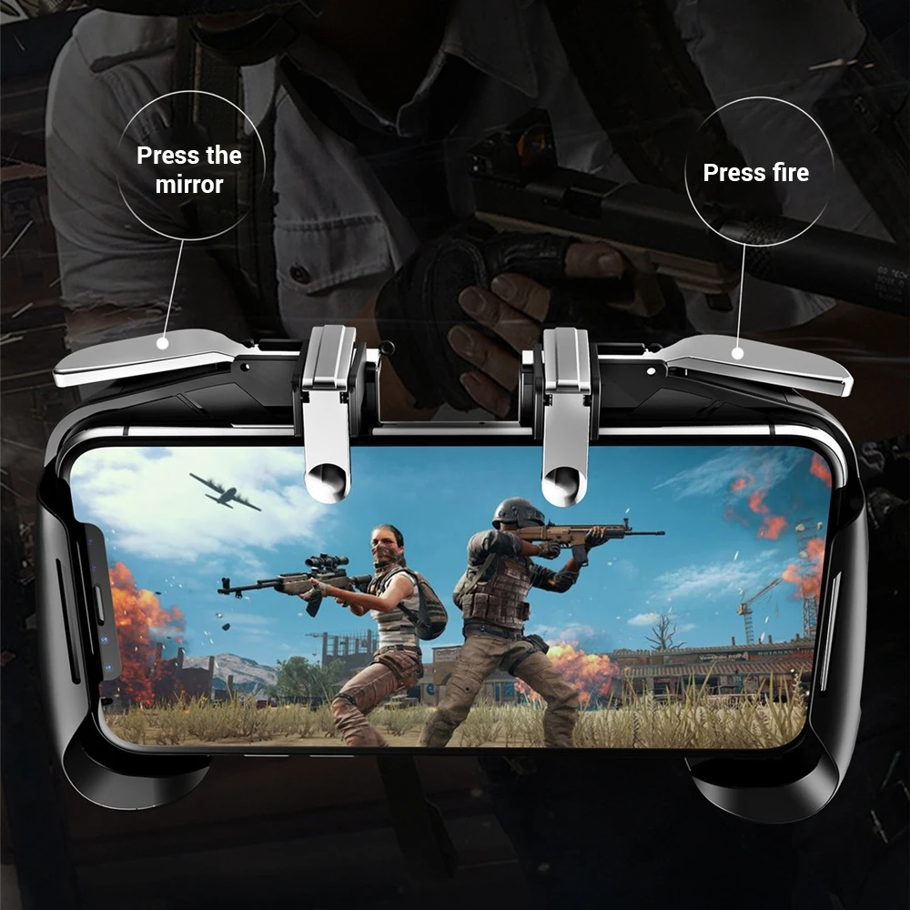 Для телефона L1R1 триггер AK16 Pubg мобильный Pubg Геймпад контроллер с триггером L1R1 Pubg кнопки огня для iPhone Android IOS