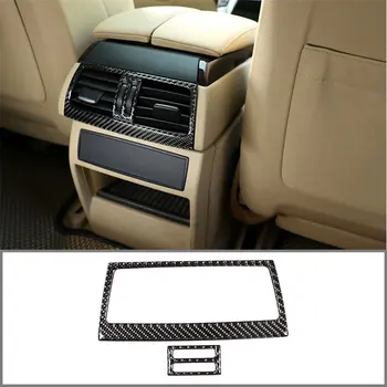 

For Bmw X5 X6 2008-2013 Rear Exhaust Vent Frame Real Carbon Fiber (Soft) Car Interior Modification Parts