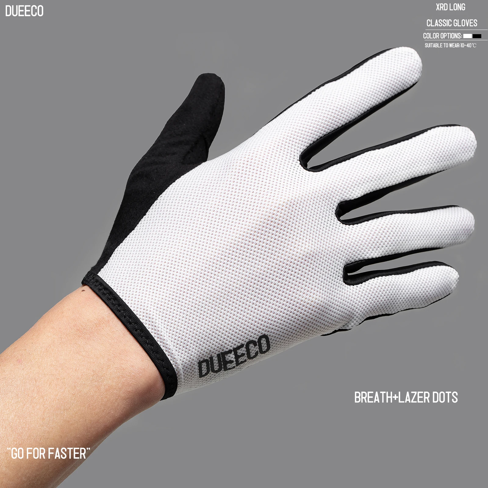 DUEECO Cycling Gloves Bike Gloves Bicycle gloves-Full Finger MTB MX Gloves XRD Pad Shock Absorbing Non-Slip Touch Screen Design 3
