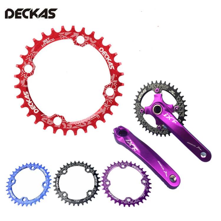 DECKAS Ultralight 104 BCD 32T 34T 36T MTB велосипед Узкий широкий цепной круг Овальный