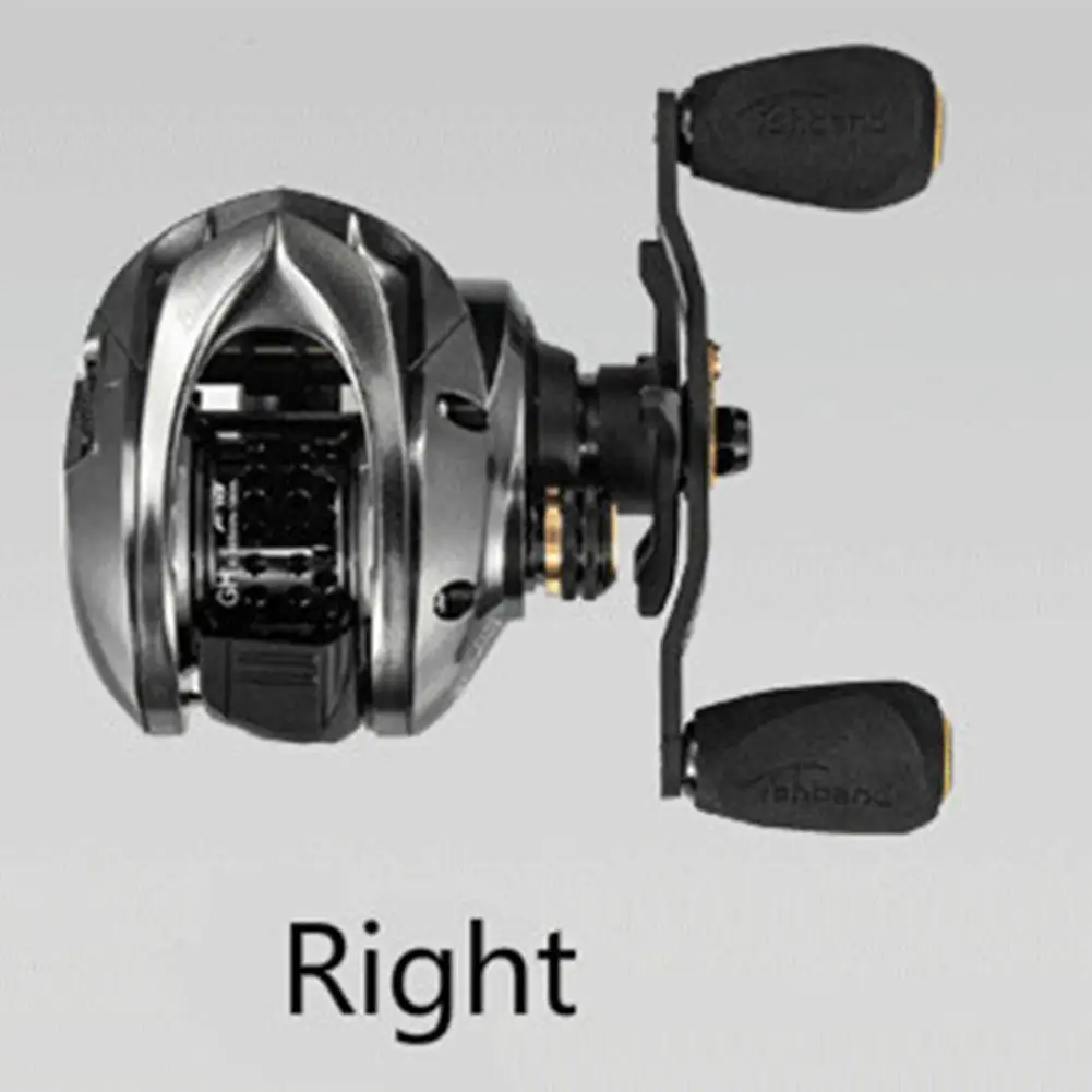 7.2:1 Speed Ratio Right Left Hand Baitcasting Carbon Rocker Arm Fishing Reel GH100 Shallow Spool Fishing Wheel 7.2:1 Speed Ratio Right Left Hand Baitcasting Carbon Rocker Arm Fishing Reel GH100 Shallow Spool Fishing Wheel