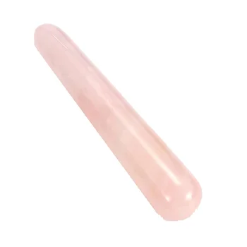

Natural Massage Sticks Gua Sha Jade Rose Quartz Stone Facial Beauty Massage Tool Face Massagers Pink Crystal Jade