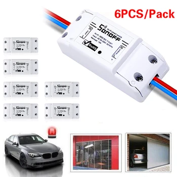

1/6PCS SONOFF Basic Smart Home Wireless WiFi Switch Support Ewelink APP ITEAD Remote Control Smart House Automation Module