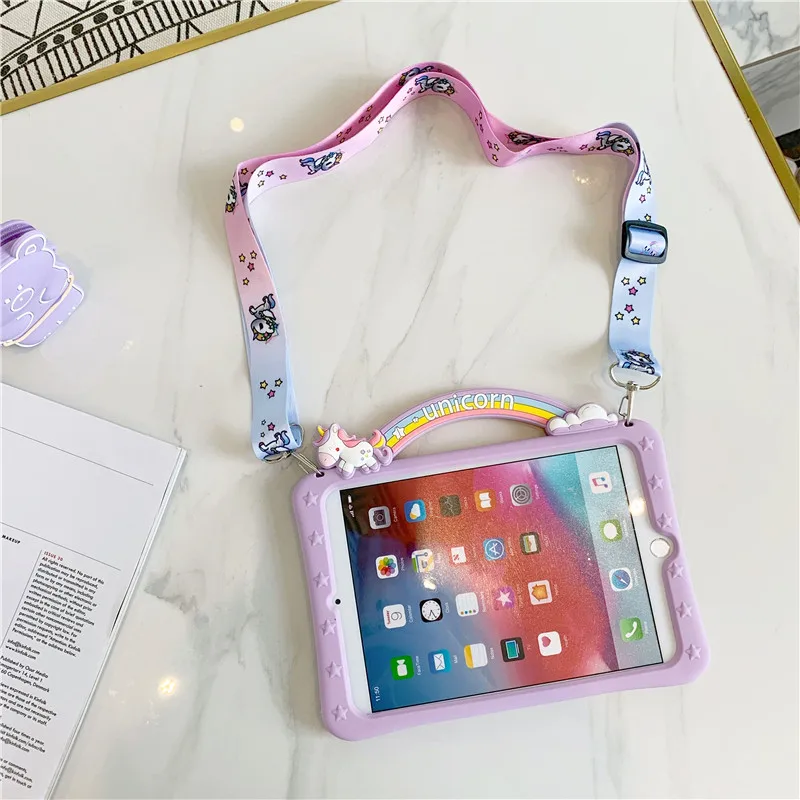 Rainbow Unicorn iPad Cases