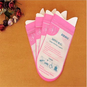 

New Baby Kids Training Pants 4 Pcs Portable Disposable Outdoor Travel Emergency Urine Easy Take Bag Mini Toilet For Baby/Adult