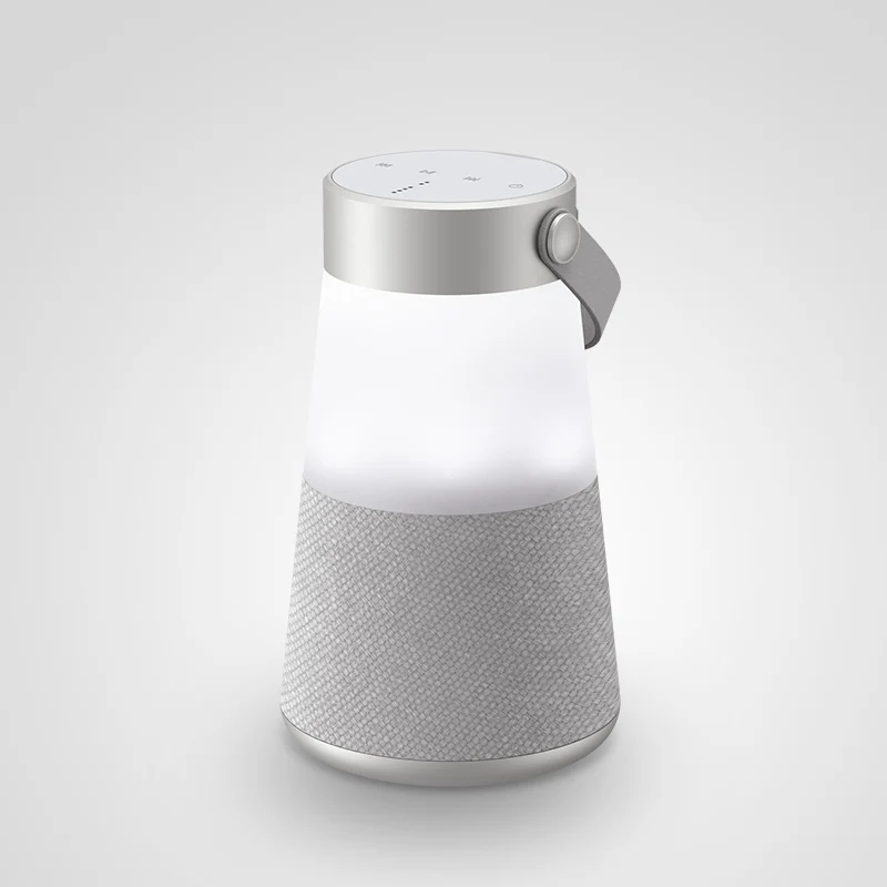 silver gray Портативный Bluetooth динамик, беспроводной громкий динамик, звук 65 Вт, стерео музыка, объемный внешний динамик, светильник, динамик, u-диск, Tf, Aux - Цвет: silver gray