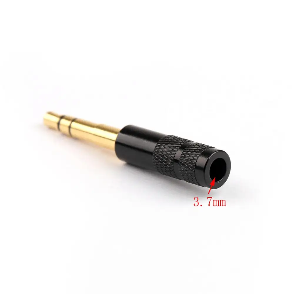 Artudatech 100x Mini 3 5mm Stereo Jack Plug Audio Connector Solder For Headphone BeoPlay H6 H7 Black Parts