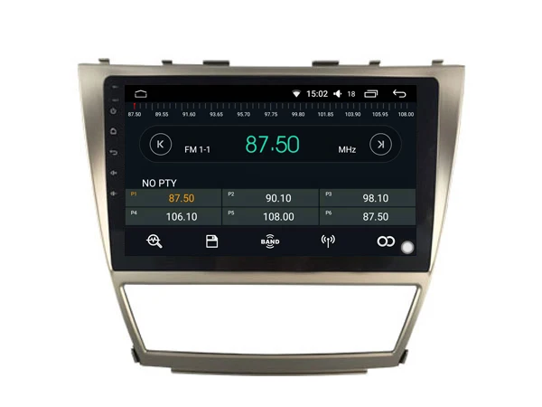 Sale Car Multimedia Player 10.1inch IPS Screen Monitor GPS tape recorder Bluetooth Android 9.0 For Toyota Camry 2010 2011 Auto Audio 4
