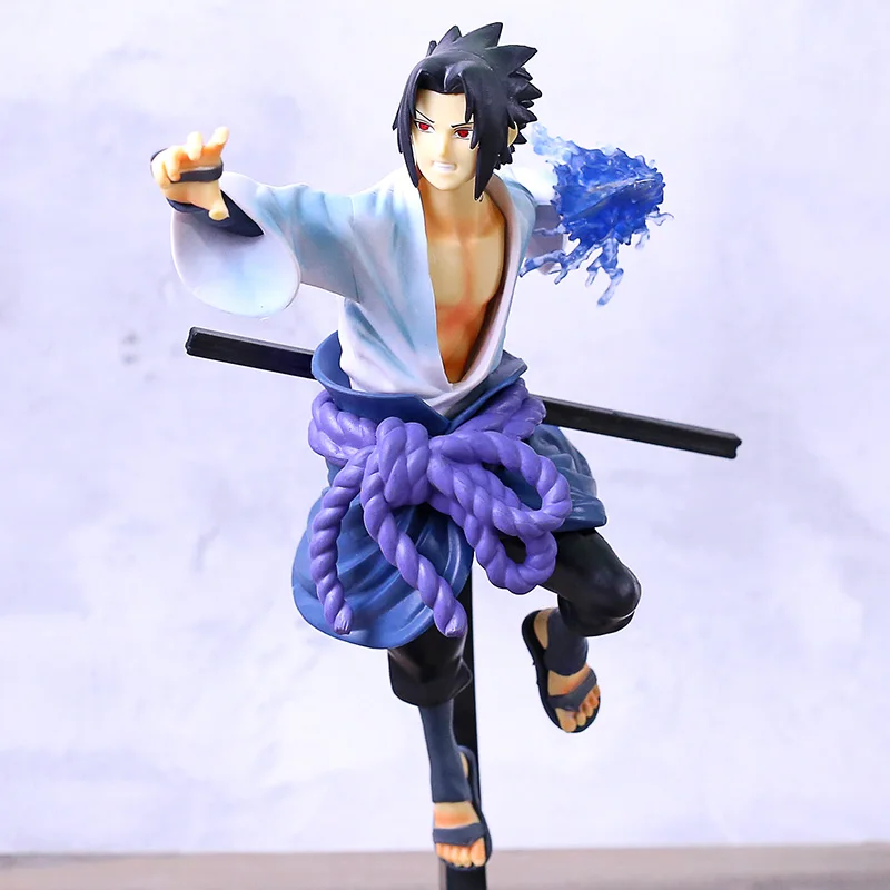 Banpresto Наруто Шипуден вибрирующие звезды Учиха Саске ПВХ фигурка Коллекционная