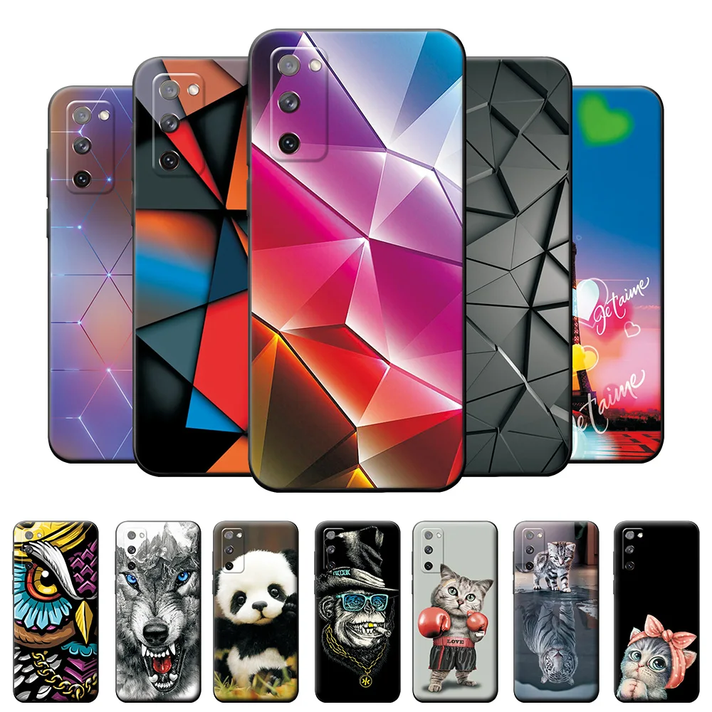 6.5 "Per Samsung Galaxy S20 Fe Custodia Morbida In Silicone Cover Posteriore Borse Per Samsung S20 Fe Panda Custodia Paraurti Per Samsung S20 Fe S20Fe