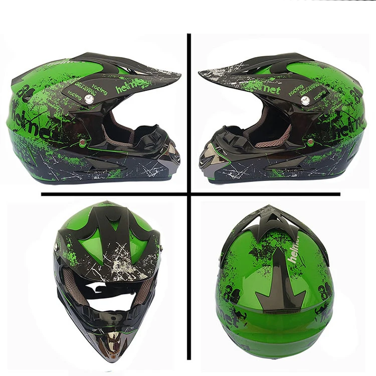 Мотоциклетный крест для мотоциклетного шлема MTB DH внедорожный мотоциклетный гоночный шлем с очками перчатки маска