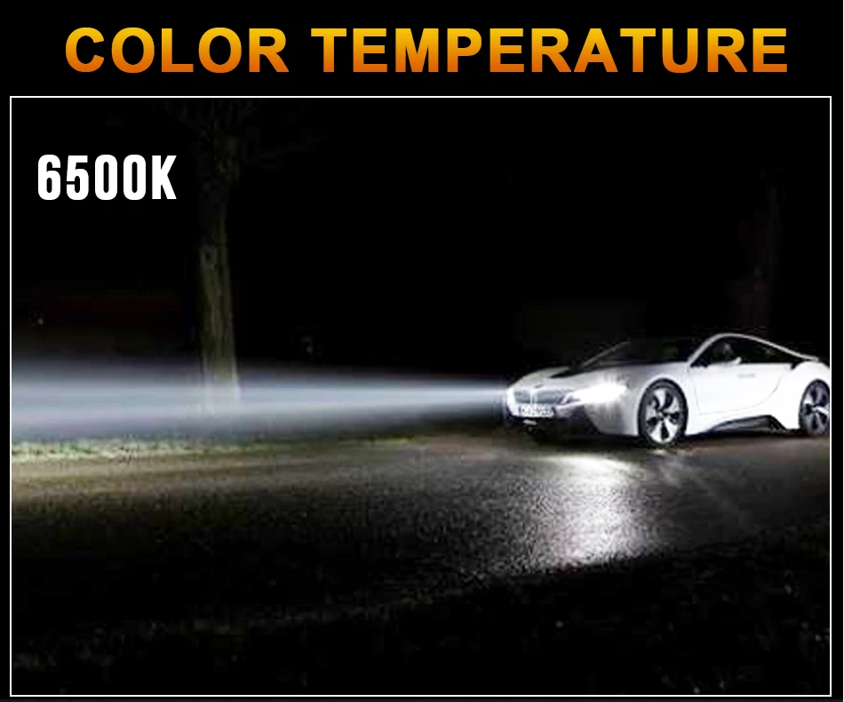 Hlxg супер Автомобильные фары мини-лампа H7 светодиодный лампы CSP 9005 светодиодный H7 H4 Авто H8 H11 комплект фар светодиодный автомобиль 6500 к белый свет 9005 HB3