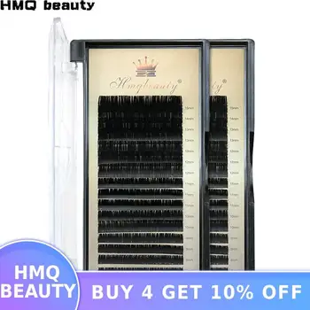 

16Rows/Case 7~15mm Mix 3d mink lashes Premium Natural Synthetic Mink Individual Eyelash Extension Makeup The Patches For Eyelash