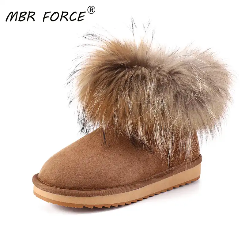 shearling fur boots
