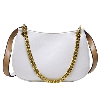 

AUAU-Leather Messenger Bag Women Shoulder Bag Handbag Chain Bag