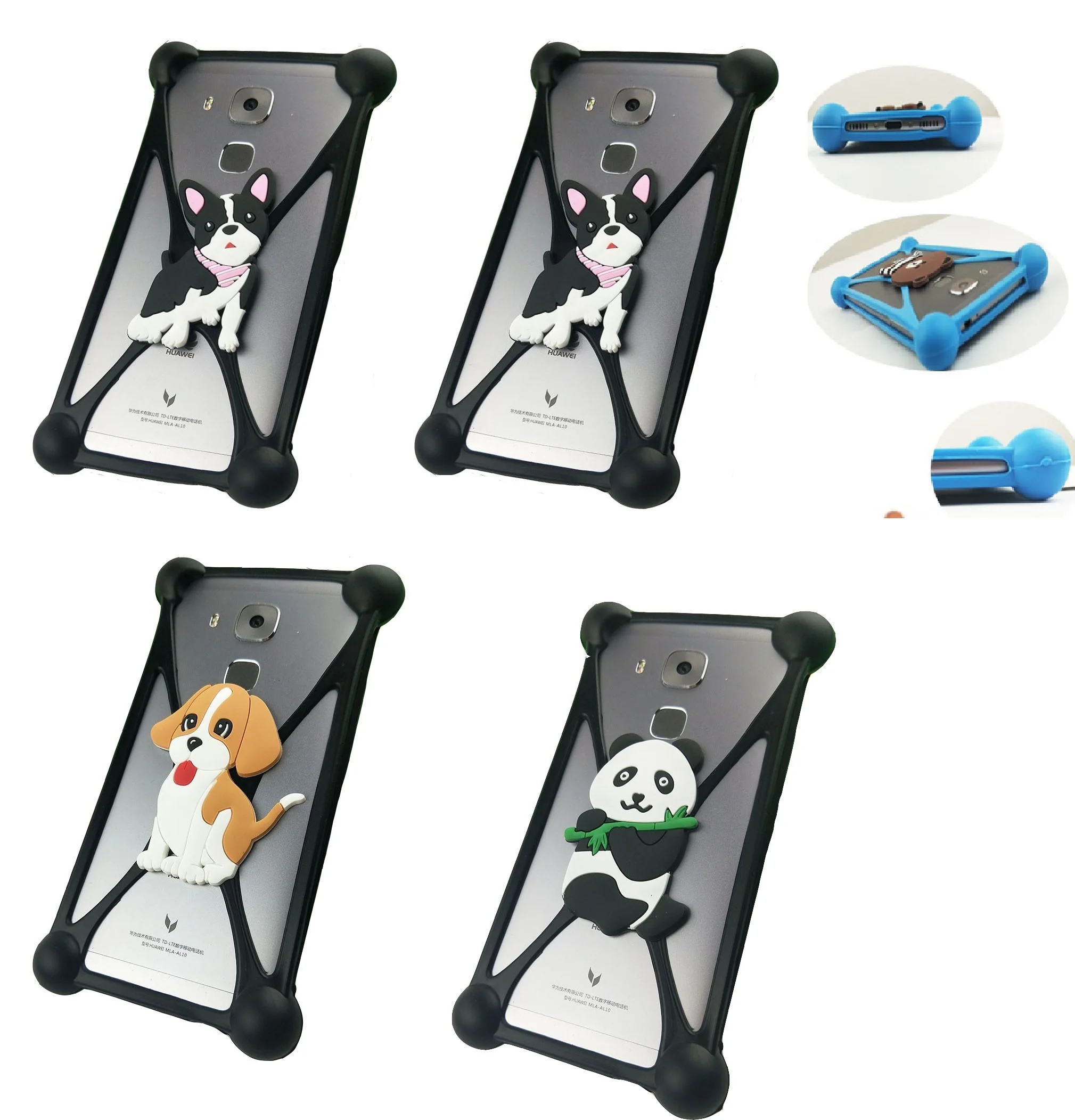 Модный противоударный чехол из ТПУ с 3d рисунком для мобильного телефона DEXP Ixion X LTE