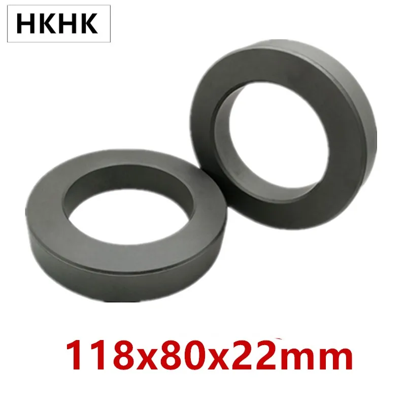 Sample 118x80x22mm Ultra Large Transformer Ferrite Core 4.65''X3.15''X0.87''Isolator Ring RF Choke Bead Hole 80 |