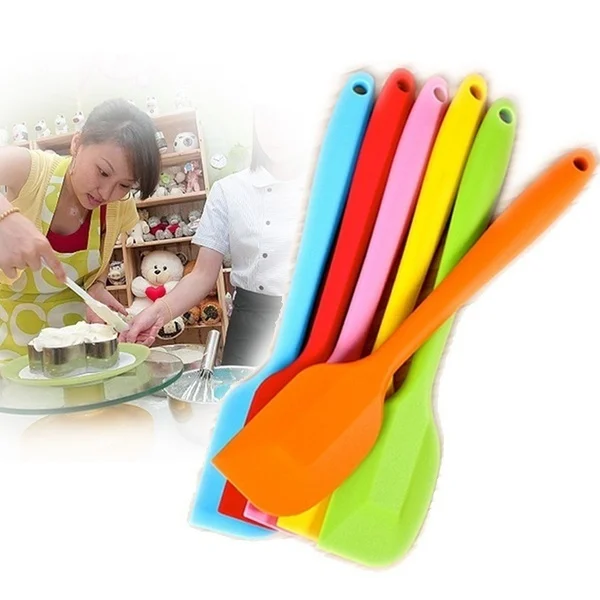 1 шт. силиконовая лопатка для выпечки с длинной ручкой|Дозатор теста блинов| |