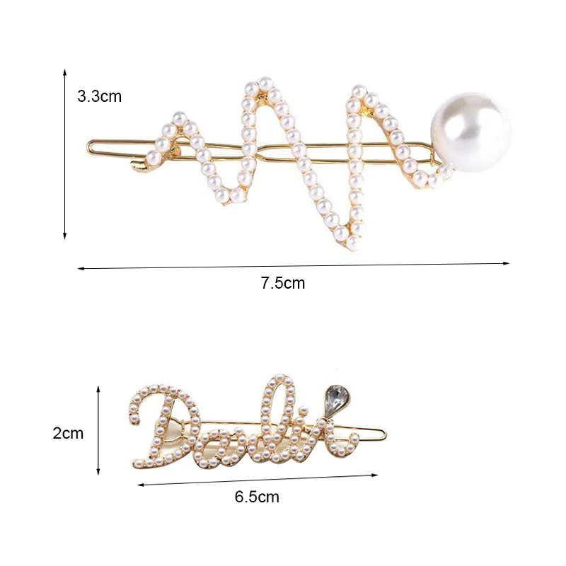 Fashion-Imitation-Pearls-Letter-Hairpins-Crystal-Frog-Clip-Barrettes-Headwear-Hair-Grip-Hair-Accessories-For-Women