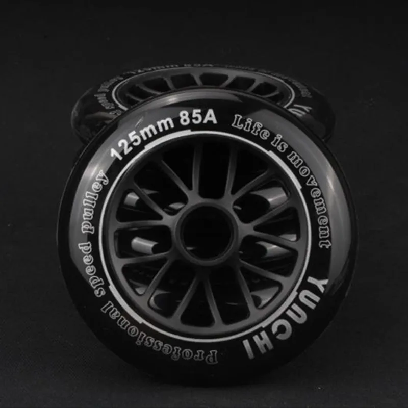 6 pieces Big Wheel 125mm Skating Wheel 85A High Rebound Inline Speed