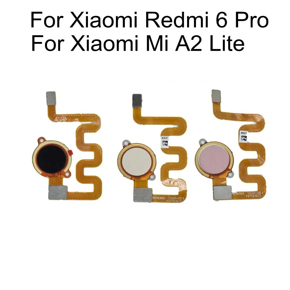 Сканер отпечатков пальцев на задней панели для Xiaomi Redmi 6 Pro сканер с гибким кабелем