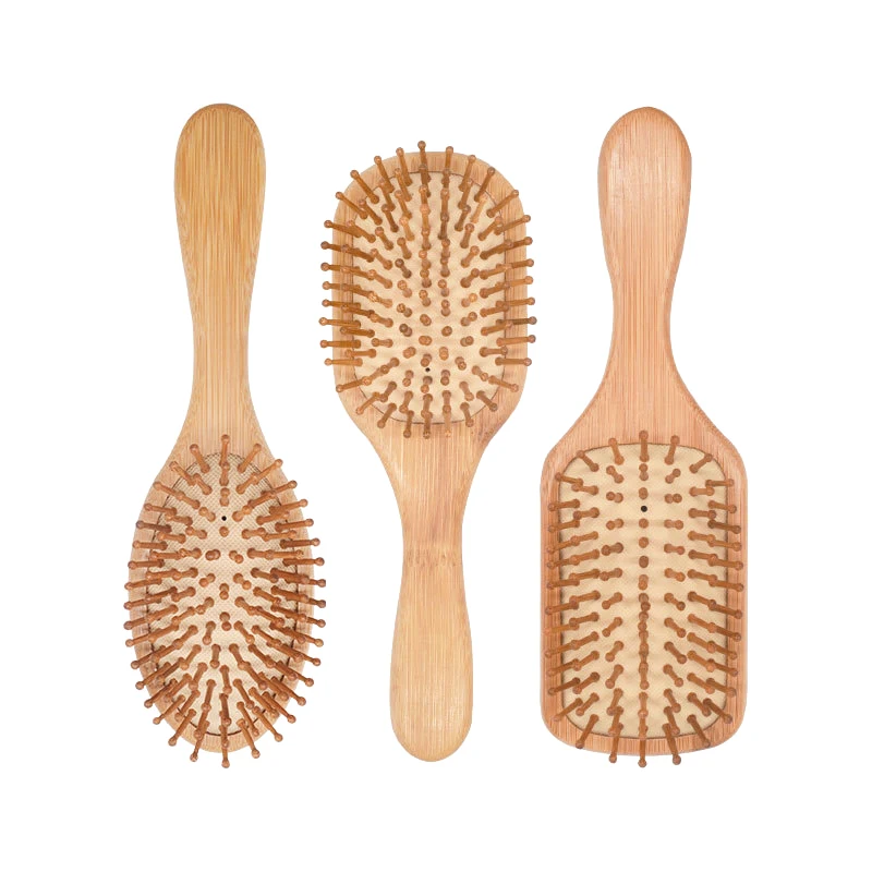 bamboo massage hairbrush