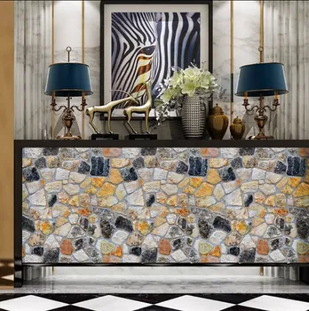 

Feiqong Waterproof Bricks Wall Sticker PVC Self Adhesive Brick Wallpaper Mural Decal Thickening Wall Sticker For Living Room