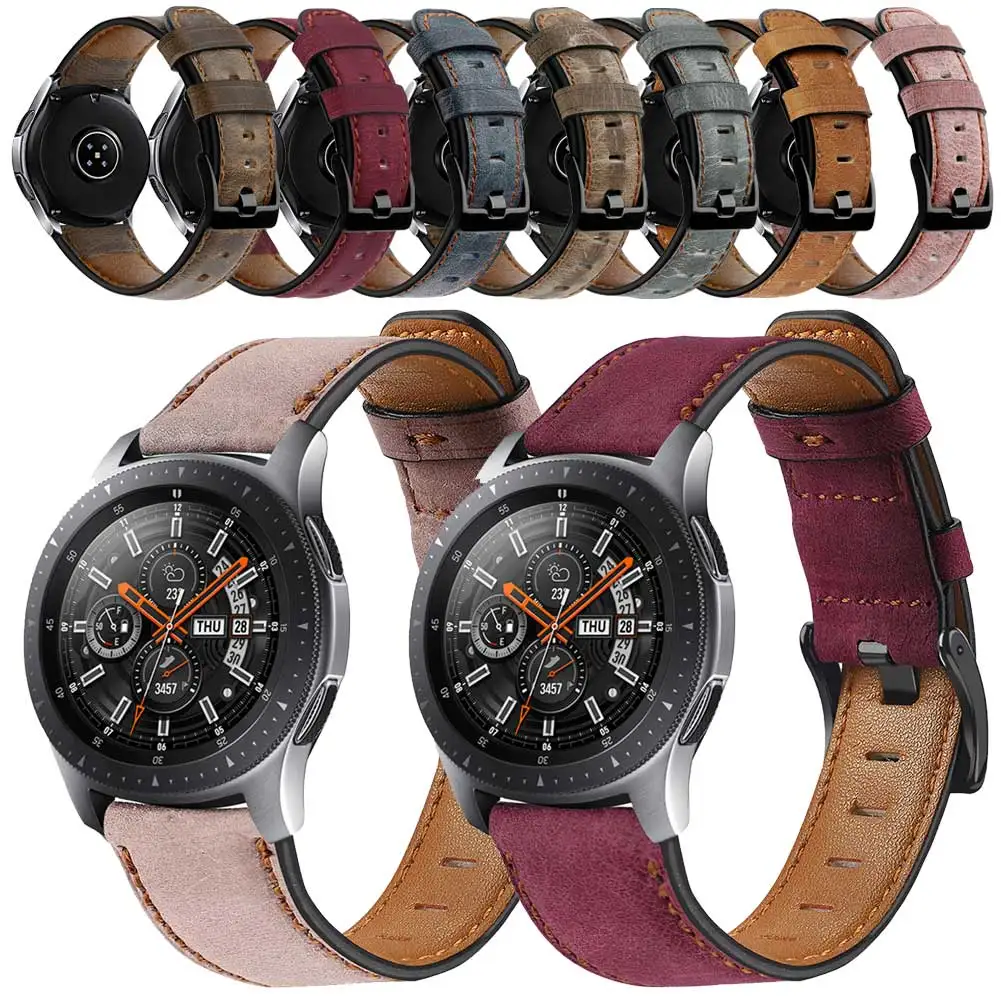 Sports Watch Band Quick Release Leather Bracelet Strap For Fossil Sport 43mm Huawei 2 Pro Classic | Электроника