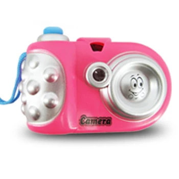 

Plastic Kids Led Projection Gift Non Slip Mini Battery Powered Educational Cartoon Toy Camera
