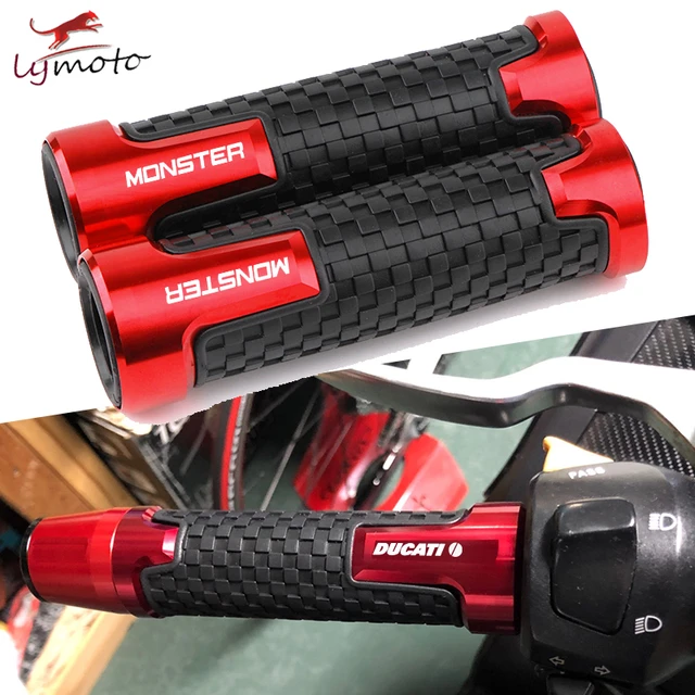 Hand Grips Motorcycle Rubber Plastic Carbon Handlebar Guard For Ducati  MONSTER 695 696 796 620 400 600/M600 Monster620/M620 - AliExpress