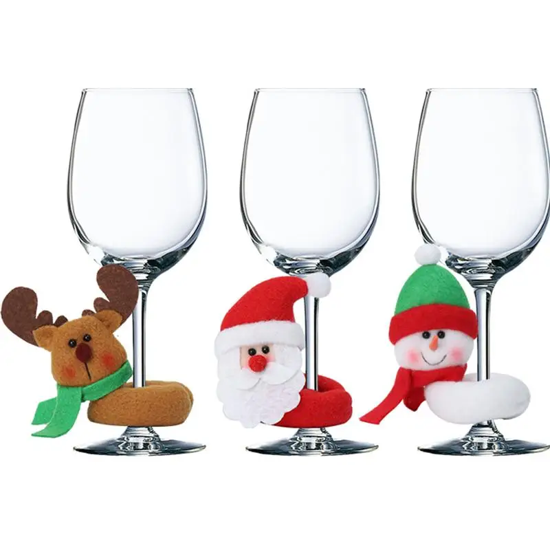 Reutilizables 12 Unidades Cristal Marcador Copa de vino Wine Fiesta Glass Markers emoji de Silicona 