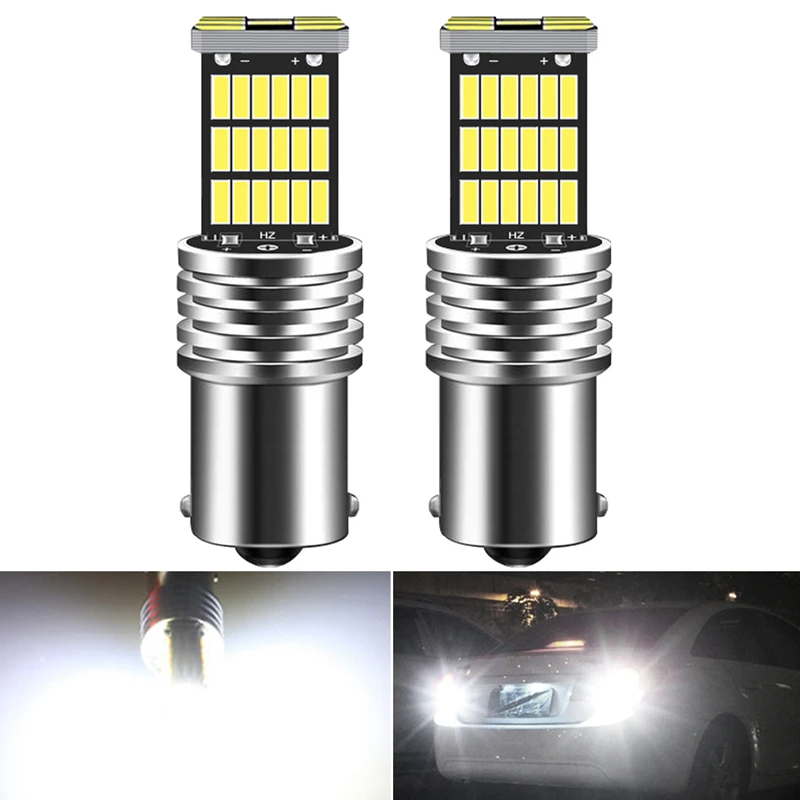 Светодиодная лампа Canbus No Error 1156 P21W для Volkswagen Passat B7 2011 2012 2013 2014 дневные ходовые огни