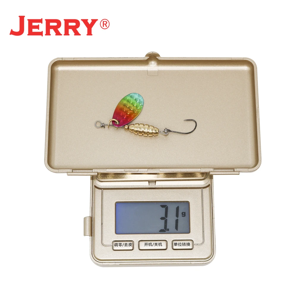 Jerry Spear 스피너 미끼 금속 초경량 UL 낚시 미끼 스피너 베이트 농어 송어 저음