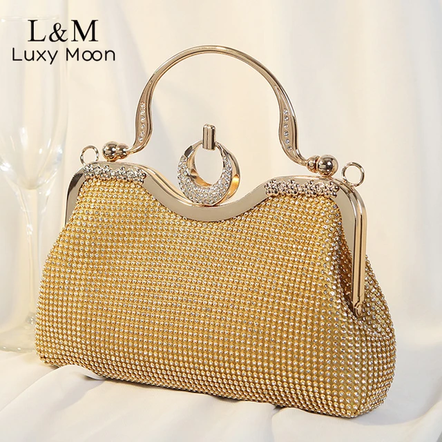 Amazon.com: Evening Party Bags for Women Sparkly Clutch Purse Wedding Purses  Wallet Fancy Desinger Handbags Bing Glitter Shoulder Bags with Detachable  Chain for Cocktail Prom Gold Small Tote Bag : Clothing, Shoes