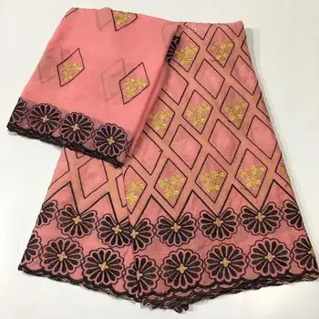 

Madison Latest African Dry Lace Fabric High Quality Cotton Swiss Lace Fabric With Stones Soft African Wedding Women For Dress