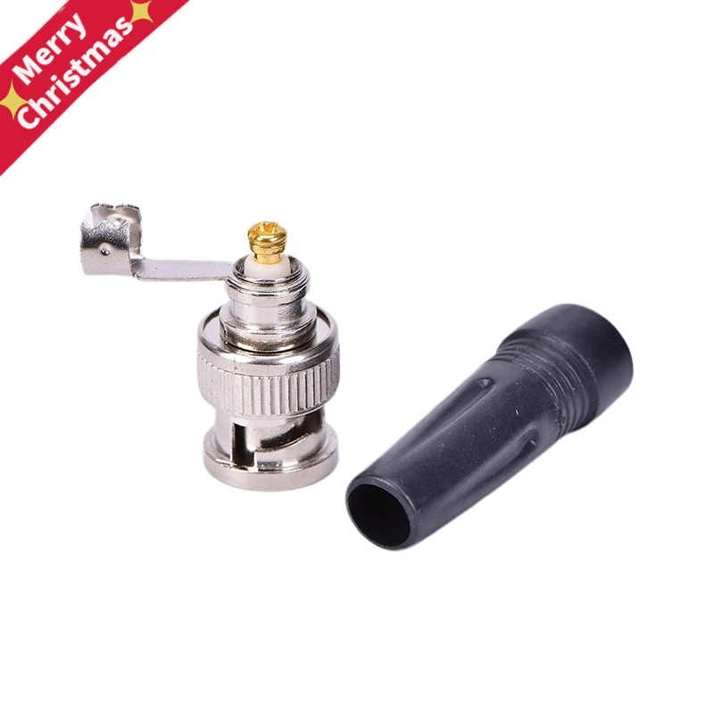 

10Pcs Surveillance BNC Connector Male Plug Adapter For Twist-on Coaxial RG59 Cable For CCTV Camera Video/AUDIO Connector
