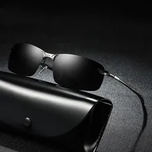 Новинка, мужские очки, водительские очки, поляризационные солнцезащитные очки, мужские, авиационная Металлическая оправа, качество, Ретро стиль, солнцезащитные очки, очки для вождения на открытом воздухе